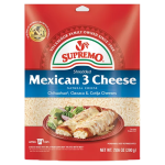 Supremo Shredded Mexican 3 cheese 16oz