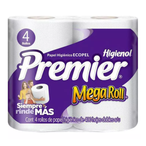 Premier Papel Higienico Mega Rollo 400 Hojas