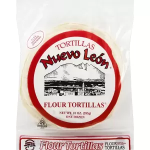 TORTILLAS NUEVO LEON FLOUR TORTILLAS 10 OZ.