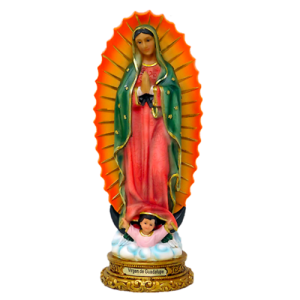 Virgen De Guadalupe Resina 12"