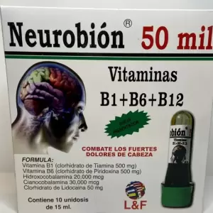 NEUROBION 50 MIL DOLOR DE CABEZA 10 MICROBOTELLAS DE 15 mL.