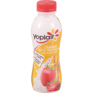 Yoplait Strawberry Nut & Grain Smoothie 7 Oz.