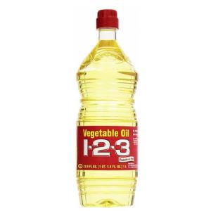 1.2.3 Vegetable Oil (1ltr) 33.8oz