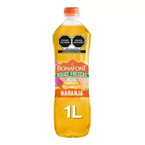 Bonafont Aguas Frescas Naranja 1l.