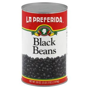 La Preferida Frijoles Negros 50 Oz