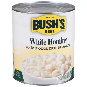 Bushs White Hominy 108 Oz