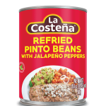 La Costeña Refried Pinto Beans with Jalapeno 20.04oz