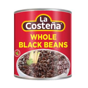 La Costeña Whole Black Beans 40 Oz