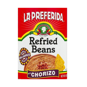 La Preferida Frijoles Refritos Con Chorizo 16 Oz