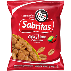 Sabritas Cacahuate Peanuts Chile Y Limon 7 Oz