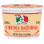 La Chona Crema Natural 16oz