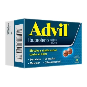 Advil 200 Mg C/24 Tabletas