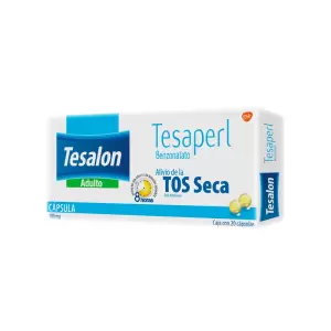 Tesalon Adulto C/20capsulas De 100 Mg