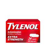 Tylenol 24 Tabletas 500 Mg. C/U